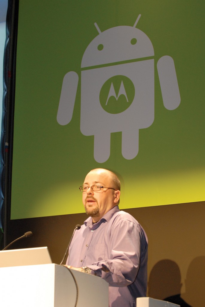 Motorola’s Christian Kurzke discusses Android with developers.