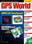 GPS World June 2009 cover