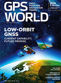 GPS World July 2017 cover