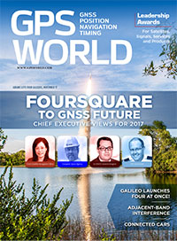 GPS World December 2016 cover
