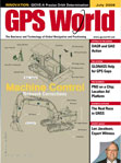 GPS World July 2009 cover