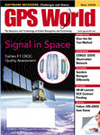 GPS World September 2009 cover