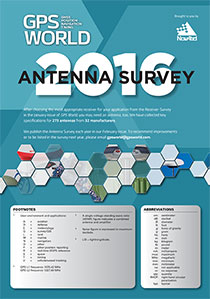 2016 GPS World Antenna Survey