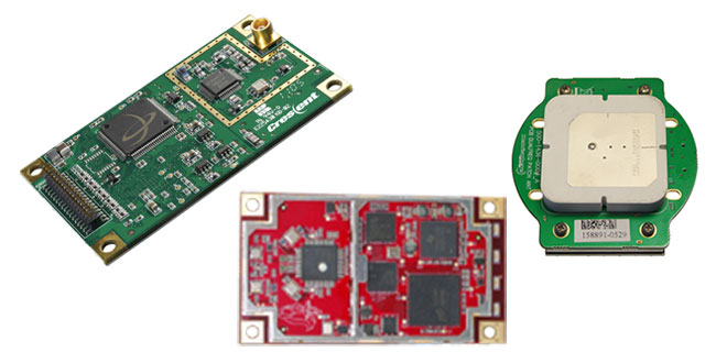 Crescent P102/P103 OEM board, miniEclipse P300 GNSS OEM Module, PA300 GNSS Smart Antenna Module.