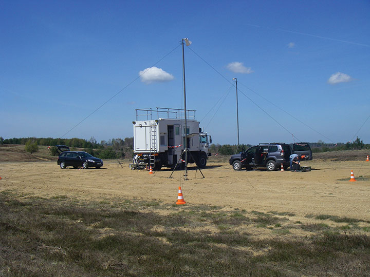 Figure 6. Outdoor jamming test campaign.