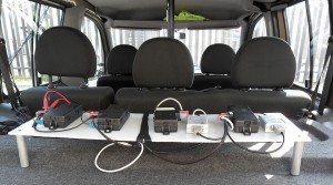 Figure 7. OBUs in test vehicle.