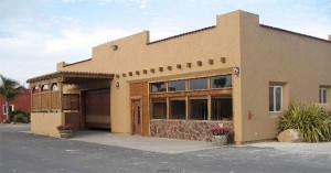 Bldg. 13: Gilroy Gaits, Beige Stable Building, Hollister, California.