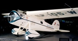 Wiley Post’s Winnie Mae circled the globe two times, shattering previous records. The first time was in 1931 with Weems associate Harold Gatty as lead navigator. The second was a solo flight in 1933 assisted by “Mechanical Mike,” one of the world’s first practical autopilots.