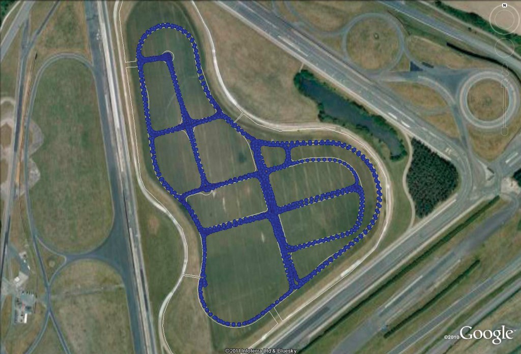 Figure 10A. City scenario: no Skyclone.