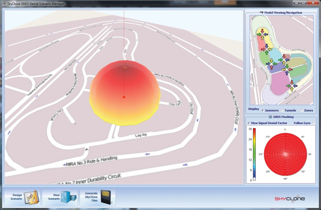 Figure 13. Jammer scenario.