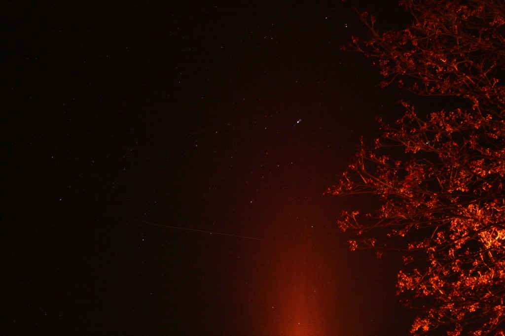 Centaur upper stage with the payload still attached. Photo credit: Andy Smith
