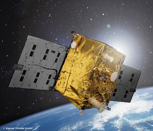 The TET-1 Satellite has Septentrio on board. (Image: ESA)