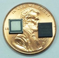 The Venus816 on a penny.