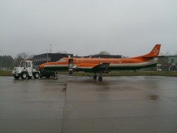 Fairchild Metro-II aircraft used for Galileo airborne testing.