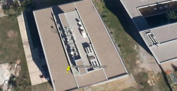 First GNSS-SDR Galileo standalone position fix using the four available satellites (Position obtained at the CTTC headquarters on 2013-Nov-10 15:52:14 UTC).