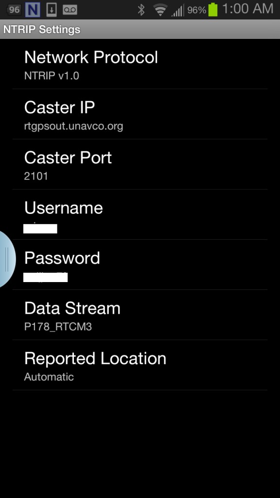 Android NTRIP Utility (Lefebure Design)