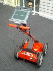 Ground penetrating radar from Opti-cal Survey Equipment.