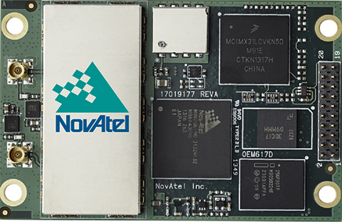 NovAtel's OEM617D receiver.
