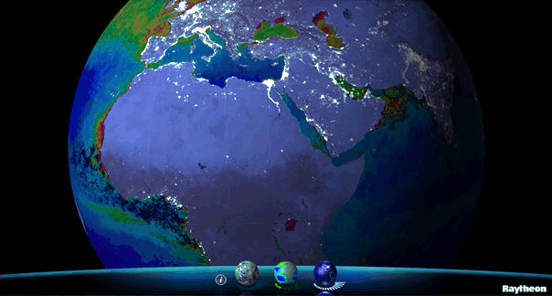 screenshot: VIIRS View app