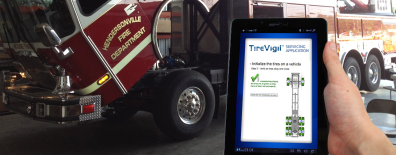screenshot: TireStamp app