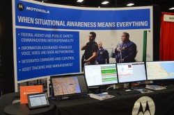 Motorola is focusing on its PremireOne public safety applications suite with realtime data.