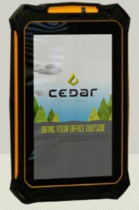 The Cedar Tree CT7 tablet.