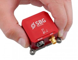 SG Systems' IG-500 Series of miniature inertial sensors. Photo: SBG Systems