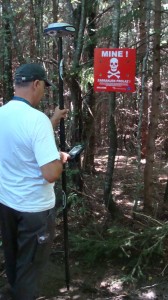 Post and GNSS 2 Photo: Spectra Precisions