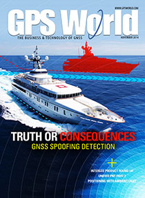 GPS World November 2014 cover
