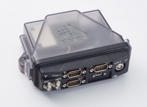 NovAtel's FlexPak6D enclosed GNSS receiver.