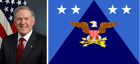 Frank Kendall, under secretary of Defense for Acquisition, Technology and Logistics; the Under Secretary flag.