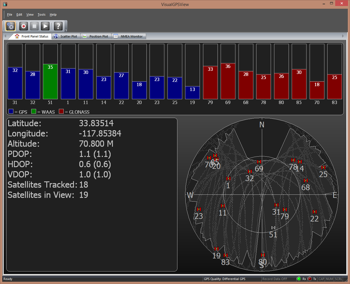 VisualGPSView screenshot from VisualGPC LLC.