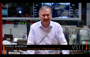 Screenshot of ESA/Arianespace live stream following lift-off.