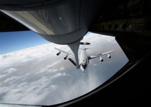 AWACS refueling (Photo courtesy of the USAF).