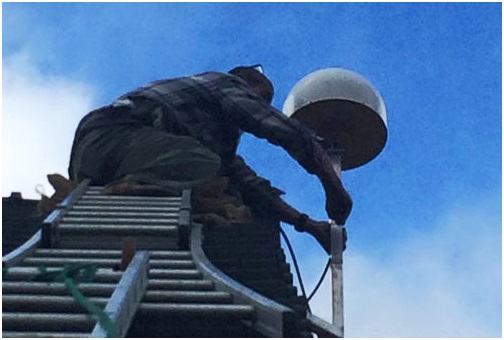 Setting up Qiao Station.