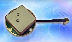 Tallysman’s compact GNSS TW1721 Dual Feed embedded antenna with Accutenna technology.