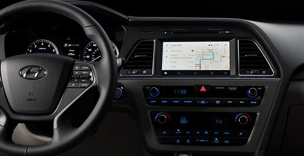 Android Auto in the 2015 Hyundai Sonata. (Photo: Hyundai)