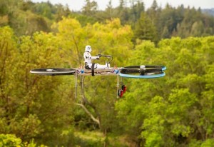 Malloy's Drone3, a prototype of the hoverbike, was funded through a kickstarter campaign and is now being sold. According to Malloy's website, "A Californian customer of ours (Steve Mandel) received his Kickstarter Drone3 in February this year and emailed us yesterday with a photo of his new Drone3 in flight — with a new test pilot."