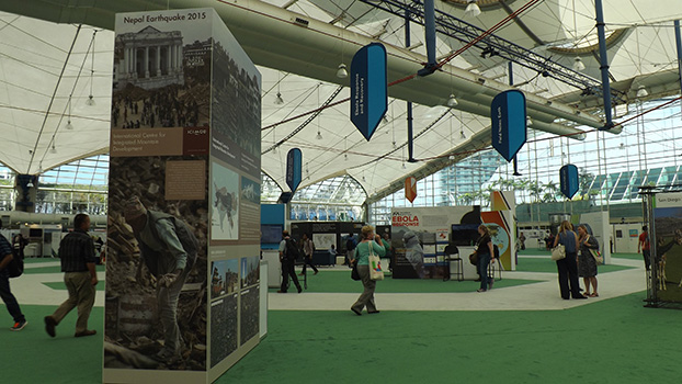 The Esri Map Gallery. (Photo: Tracy Cozzens)