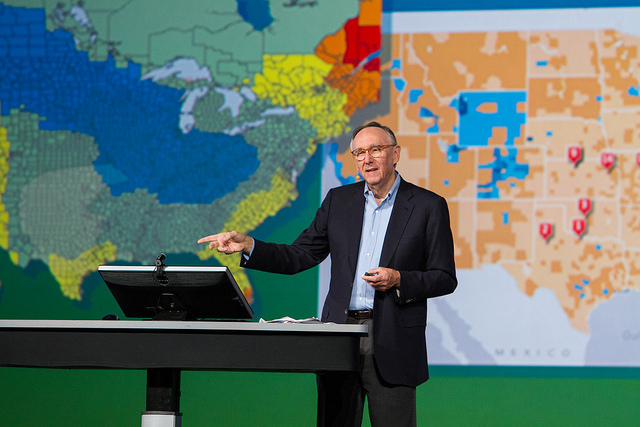 Esri President Jack Dangermond will deliver the keynote speech at Esri UC.