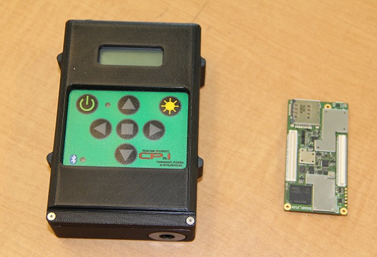 The current WINS form factor (left) sits beside a prototype for the future incarnation.