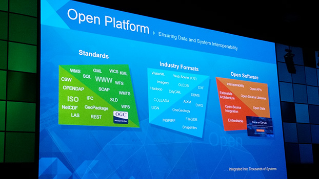 The important of Big Data discussed at the morning plenary. (Credit: Eric Gakstatter)