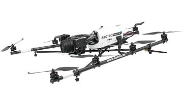 The AscTec Falcon 8 drone.