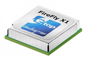 The GlobalTop Firefly X1 GNSS module.