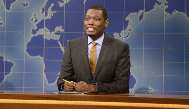Michael Che co-hosts Saturday Night Live's Weekend Update.