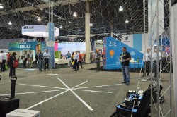 Drone demo area. (Photo: Bethany Chambers)