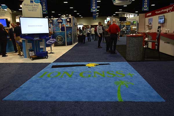 Satellites and palm trees came together at ION GNSS+ 2015.