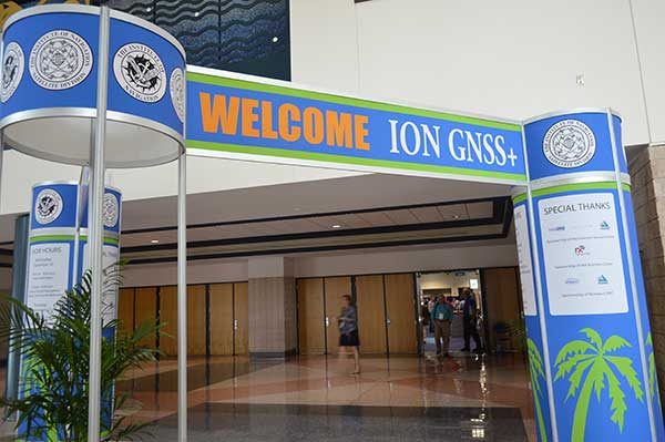 The entrance to the Exhibit Hall beckons.