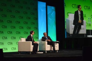 LA Times writer Jon Healey interviews the FCC's Tom Wheeler in a fireside chat at CTIA.