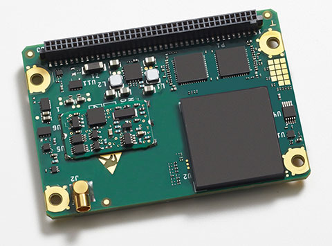The Rockwell Collins GB-GRAM-M (pictured here) is the product of one of the MUE card development contracts, awarded by the U.S. Air Force Space and Missile Systems Center. The program is developing the next generation of GPS user equipment to include a new military signal and enhanced security architecture